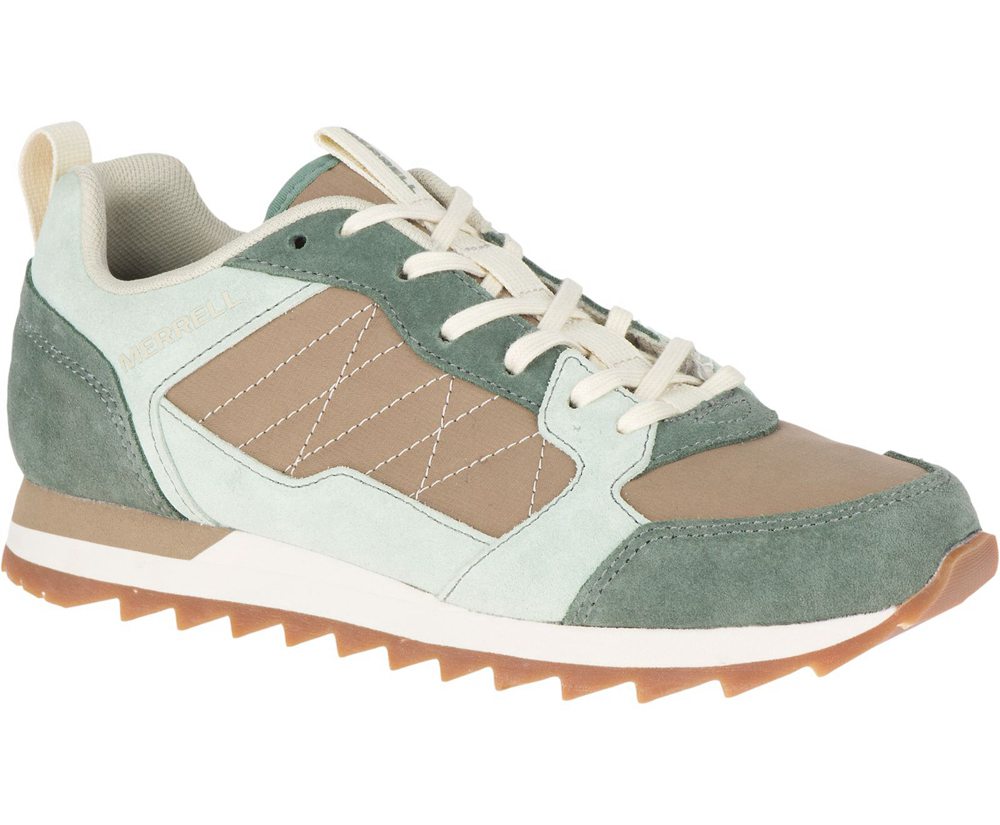 Merrell Sneakers Beige/Olive - Alpine - Womens 06DYNUTCI
